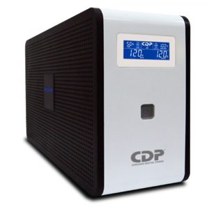 UPS Interactiva CDP R-SMART 751 750VA 10 Tomas, Pantalla LCD Software de monitoreo