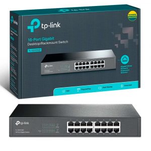 Switch Tp-link 16 Puertos Gigabit Montaje Escritorio/rack TL-SG1016D