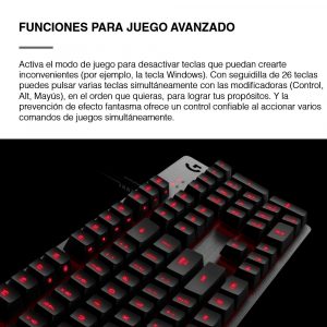 Teclado Gamer Logitech G413 Mechanical Gaming (carbon)