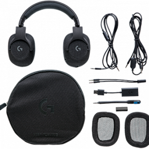 Audifonos Diadema Gamer Logitech G433 7.1 Surround Azul-Negro