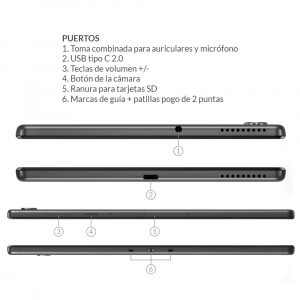 Tablet Lenovo Tab M10 TB-X306X 32gb 2gb LTE 5000 mAh Camara 5.0 Mp / 8.0 Mp