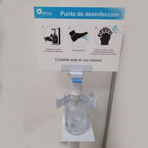 Pedal Dispensador Para Gel Antibacterial Sin Contacto