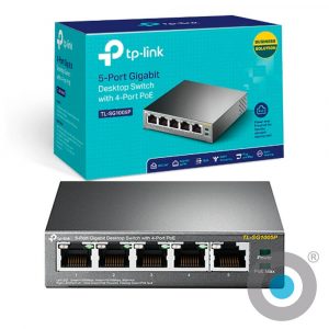 Switch de Escritorio TP-link TL-SG1005P 5 puertos a 10/100/1000 Mbps PoE