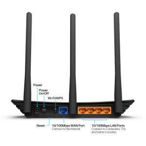 Router Tp-link TL-WR940N 450mbps Inalambrico 3 Antenas 5 Dbi