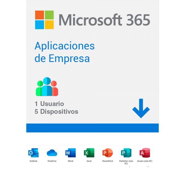 Licencia Microsoft 365 Aplicaciones Empresa Office + Kaspersky