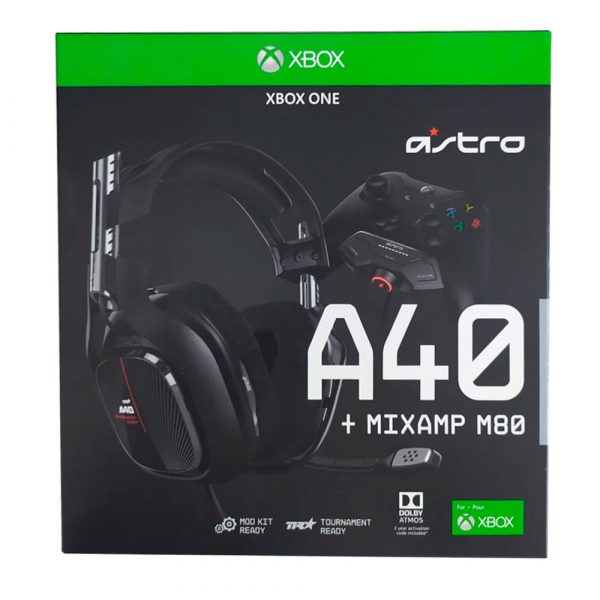 Auriculares para gaming ASTRO A40 TR + MixAmp M80