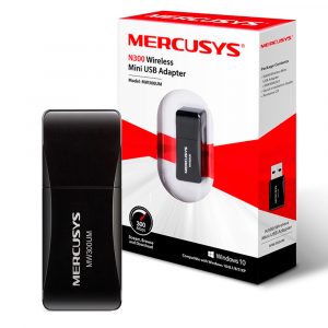 Mercusys MW300UM Mini Adaptador USB Wifi Inalámbrico N 300Mbps