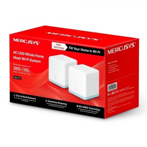 Mercusys Halo S12 Sistema Wifi Mesh Banda Dual 2 Nodos Ac1200
