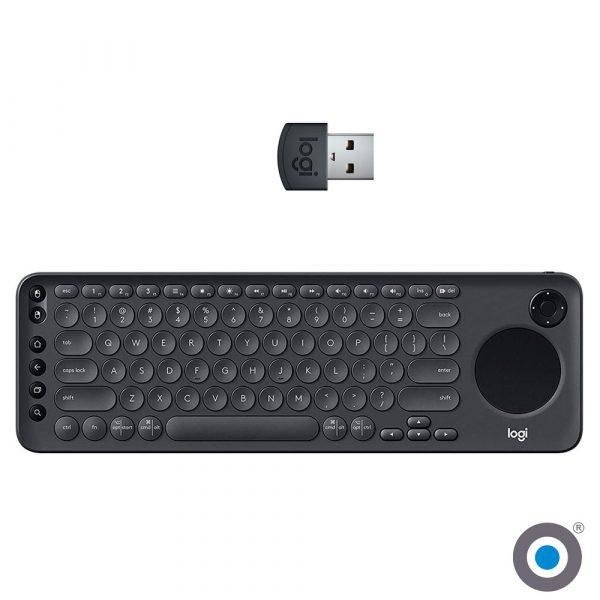 Logitech K600 Plus Teclado para Smart TV con Touchpad Teclas Multimedia