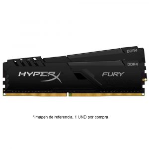 Memoria Ram Gamer 16gb HyperX Fury Black DDR4 2666 Para Pc De Torre