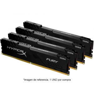Memoria Ram Gamer 16gb HyperX Fury Black RGB DDR4 3600 MHz CL18 DIMM Para Pc De Torre 1Rx10