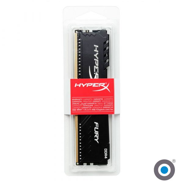 Memoria Ram Gamer 8gb HyperX Fury Black DDR4 2666 Para Pc De Torre