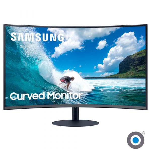 Monitor Curvo Samsung 32 Full Hd Hdmi Vga Display Port T55 Parlantes LC32T550FDLXZL