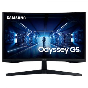 Monitor Curvo Gamer Samsung 27 Odyssey G5 WQHD HDMI Displayport LC27G55TQWLXZL