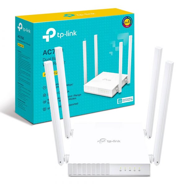 Tp-link Archer C24 Router Inalambrico Doble Banda AC750 4 Antenas - Tecnoplaza