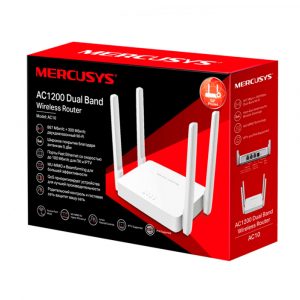 Mercusys AC10 Router Inalámbrico Dual Band AC1200 4 antenas