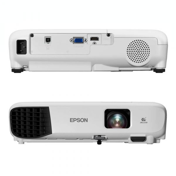 Projetor Epson 3LCD PowerLite E10+ - 3.600 Lumens (1024x768