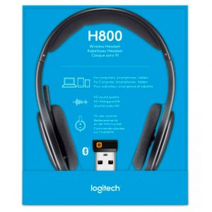 Logitech H800 Diadema Inalambrica Bluetooth USB Con Micrófono y Controles Integrados