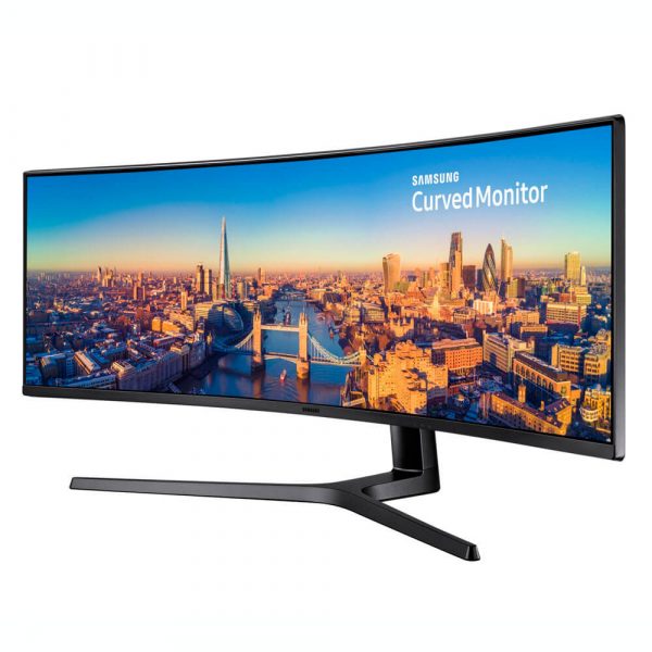 Monitor Curvo Empresarial Samsung 49 CJ89 UltraWide 3840x1080 USB-C HDMI  Display Port LC49J890DKLXZL - Tecnoplaza